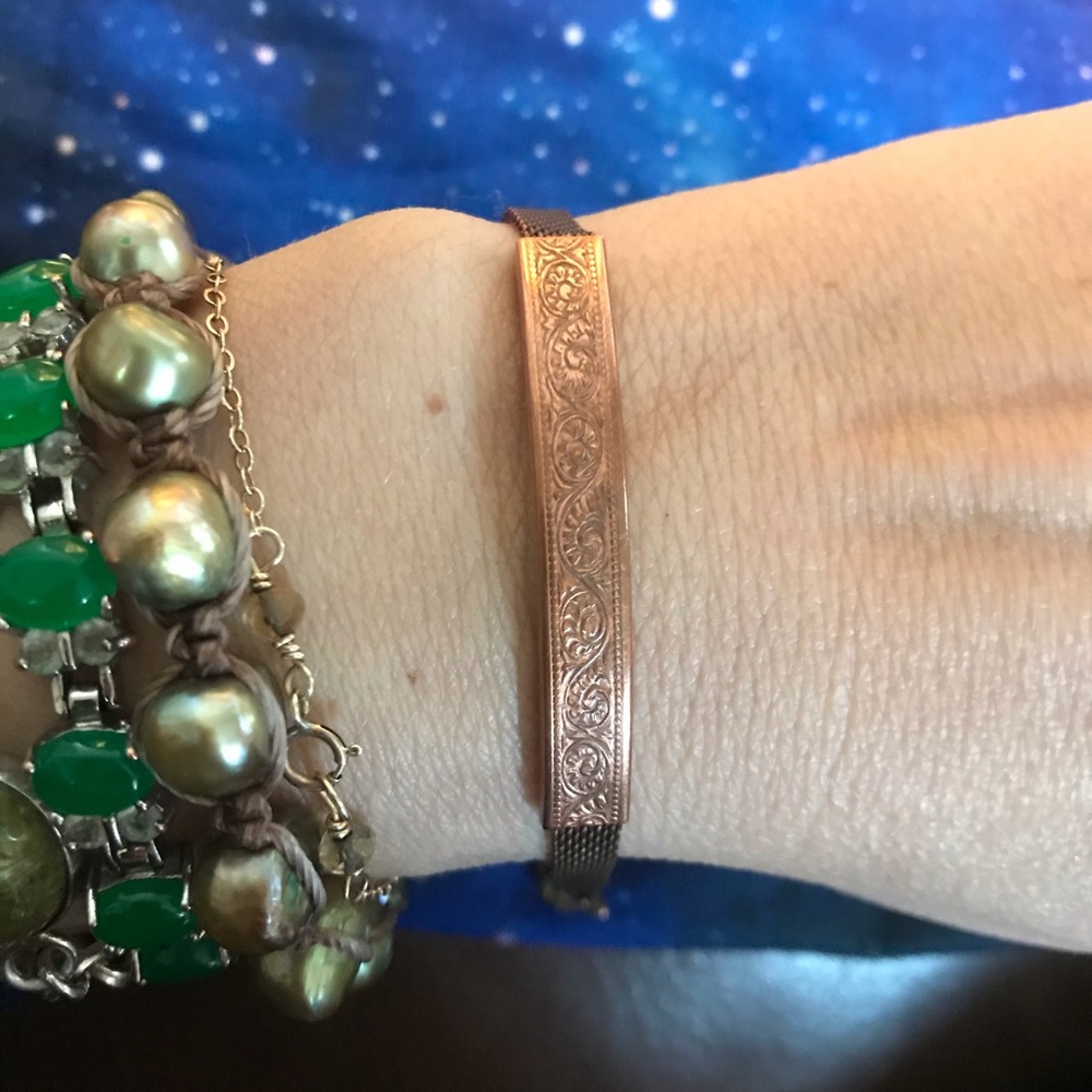 Vintage copper bracelet